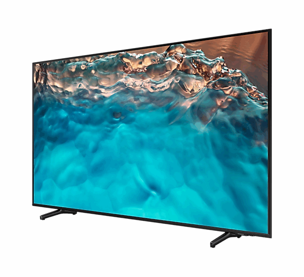 Samsung 65" LED 4K Crystal UHD Smart TV, Air Slim Design, Smart Hub, HDR, Motion Xcelerator, OTS Sound, Solarcell Remote 65BU8000