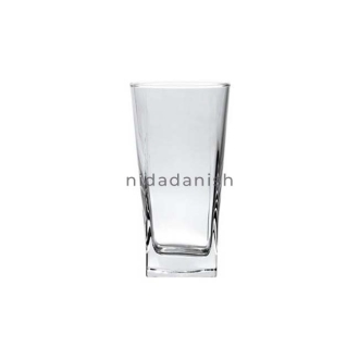 Pasabahce Carre 6pcs Long Tumbler 305cc V Block Antimicrobial Technology 41300
