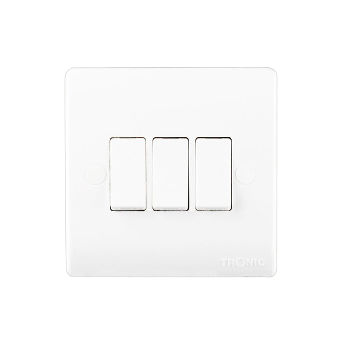 Tronic 3 Gang 1 Way Switch Standard 1 Tronic 3 Gang 1 Way Switch Standard