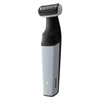 Philips Cordless Bodygroom & Intimate Areas Trimmer, Clinically Tested for Sensitive Skin, 40 min Runtime, Bi-directional Trimmer and 3mm Comb Series 3000 BG3007