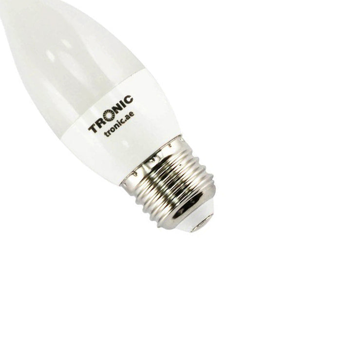 Tronic 5 Watts Candle Tail Led Warm White E27 (Screw) Bulb 3 Tronic 5 Watts Candle Tail Led Warm White E27 (Screw) Bulb
