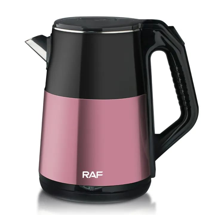 Raf Electric Cordless Kettle 2.5L 2000W, Bpa Free Interior, 360° Swivel Base, Automatic Switch Off, High Quality Stainless Steel R.7819 1 Raf Electric Cordless Kettle 2.5L 2000W, Bpa Free Interior, 360° Swivel Base, Automatic Switch Off, High Quality Stainless Steel R.7819