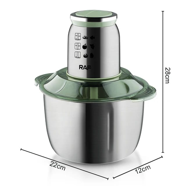 Raf Multifunction Electric Food Processor Chopper For Meat &Amp; Vegetables 5L R.7711 7 Raf Multifunction Electric Food Processor Chopper For Meat &Amp; Vegetables 5L R.7711
