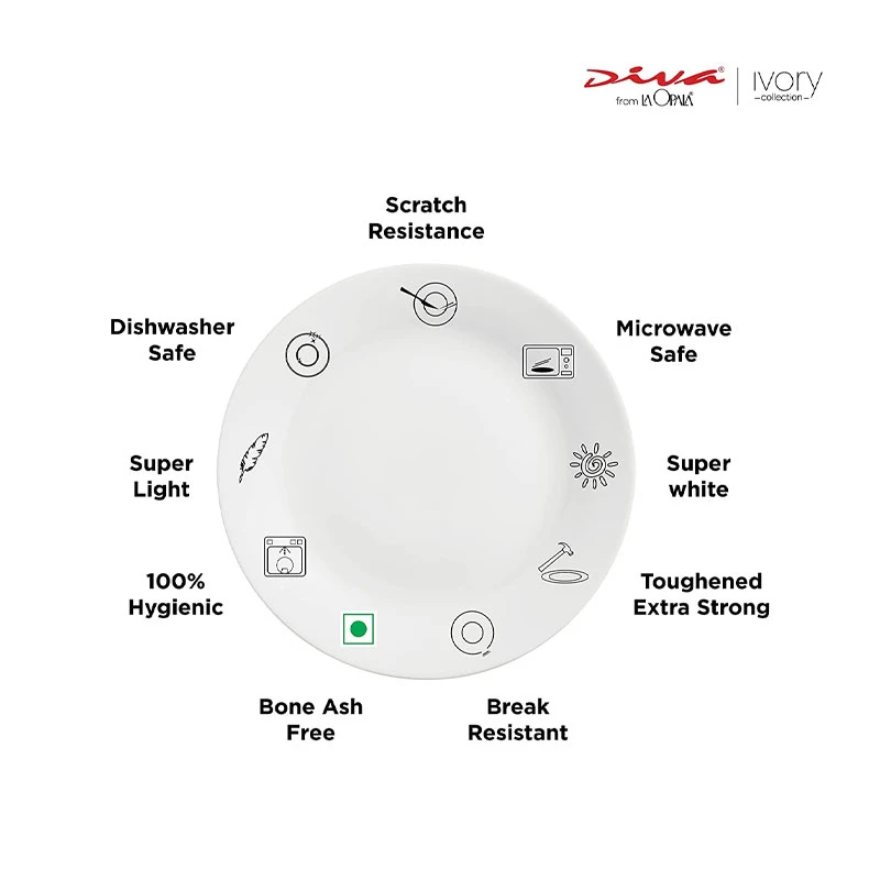 La Opala Dinner Set Mystrio Black Classique 20 Pieces Lm020 3 La Opala Dinner Set Mystrio Black Classique 20 Pieces Lm020
