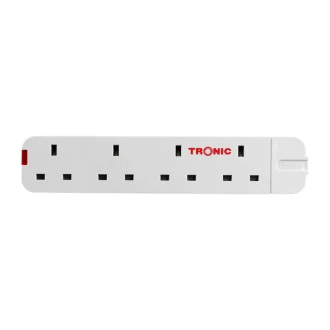 Tronic 4 Way Extension Socket with 5 Meter Cable