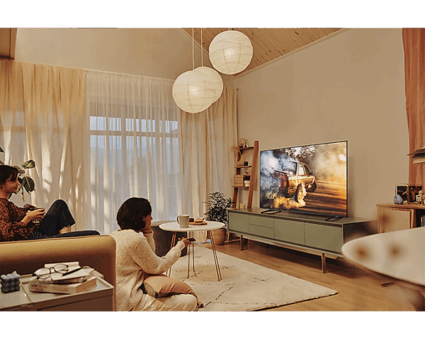Samsung 65" LED 4K Crystal UHD Smart TV, Air Slim Design, Smart Hub, HDR, Motion Xcelerator, OTS Sound, Solarcell Remote 65BU8000