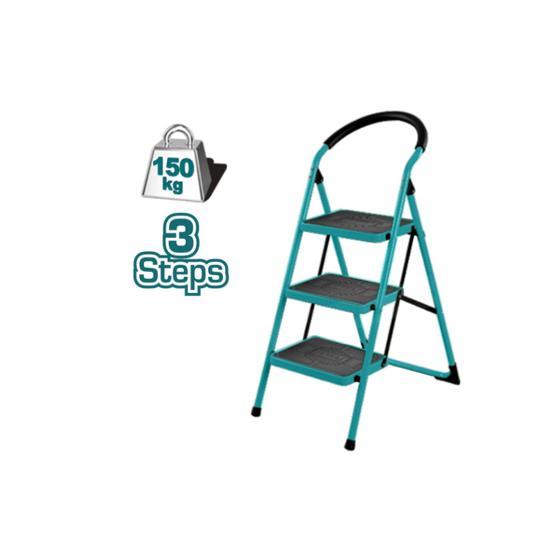 Total Steel Ladder 3 Steps 380X260Mm Max Load 150Kg Thlad09031 2 Total Steel Ladder 3 Steps 380X260Mm Max Load 150Kg Thlad09031
