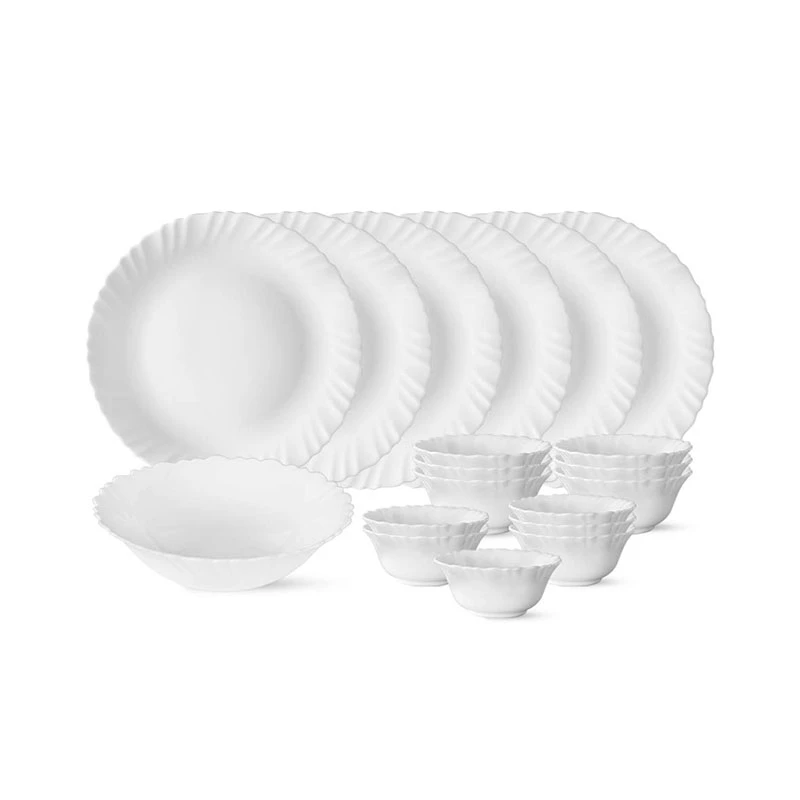 La Opala Dinner Set White Classique 47 Pieces Lc047 4 La Opala Dinner Set White Classique 47 Pieces Lc047