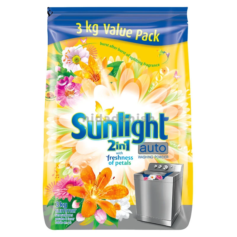 Sunlight Washing Machine Detergent 2In1 Auto 3Kg 1 Sunlight Washing Machine Detergent 2In1 Auto 3Kg
