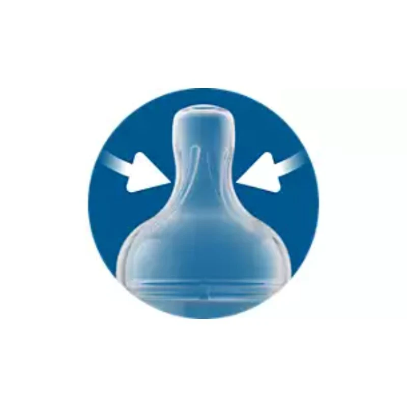 Philips Avent Nipple Fast Flow 4 Holes 6M+ 2'S 634/27 6 Philips Avent Nipple Fast Flow 4 Holes 6M+ 2'S 634/27