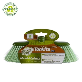 Tonkita ECO Green Indoor Broom + Handle TK670 Set of 3