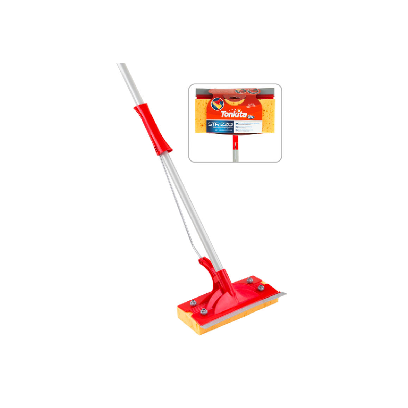 Tonkita Strizzo Sponge Mop, Squeezy Mop, Suitable For Ceramics, Sandstone, And Brick Floors Tk923 Set Of 2 2 Tonkita Strizzo Sponge Mop, Squeezy Mop, Suitable For Ceramics, Sandstone, And Brick Floors Tk923 Set Of 2