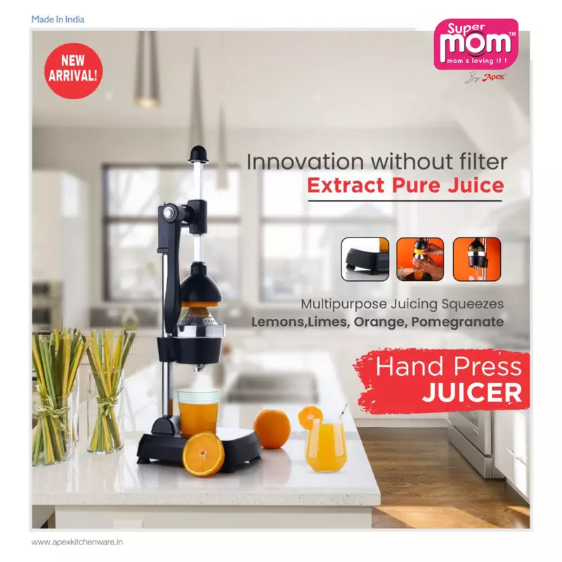Supermom Hand Press Squeezer Multipurpose Juicing With Steel Strainer 573379 2 Supermom Hand Press Squeezer Multipurpose Juicing With Steel Strainer 573379