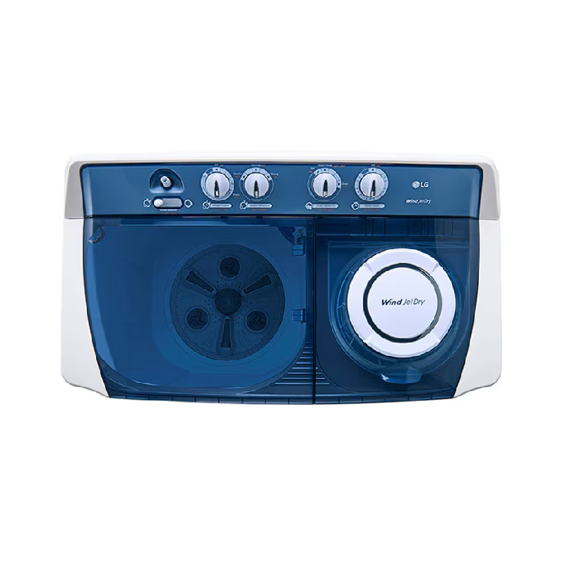 Lg Twin Tub Washing Machine 16Kg - Manual Washer With Roller Jet Pulsator, 3 Wash Programs, Wind Jet Dry, P1961Rwpt. 6 Lg Washing Machine 16Kg Twintub Manual Washer With Roller Jet Pulsator, 3 Wash Program, Wind Jet Dry P1961Rwpt