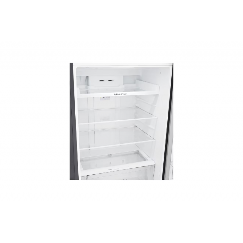 Lg Refrigerator 438L Double Door Top Freezer Linear Cooling, Door Cooling, Fresh 0 Zone, Smart Inverter Linear Compressor, Hygiene Fresh, Smart Thinq, Platinum Silver Gl-T652Hlcm