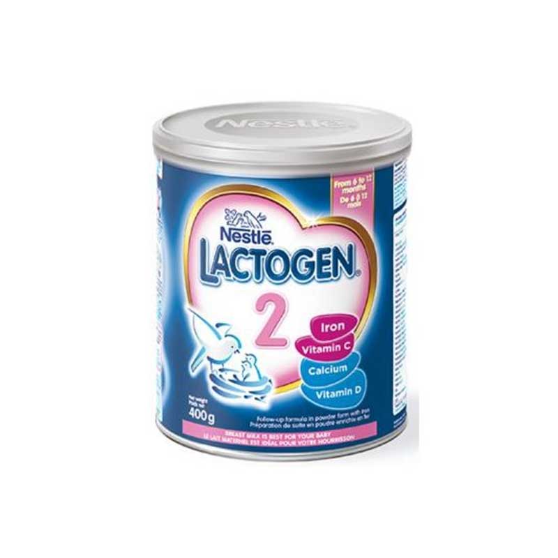 Nestle Lactogen 2, Follow Up Infant Formula, Instant Formula Milk, 100% Lactose, 6 To 12 Months , 400G 1 Nestle Lactogen 2, Follow Up Infant Formula, Instant Formula Milk, 100% Lactose, 6 To 12 Months , 400G