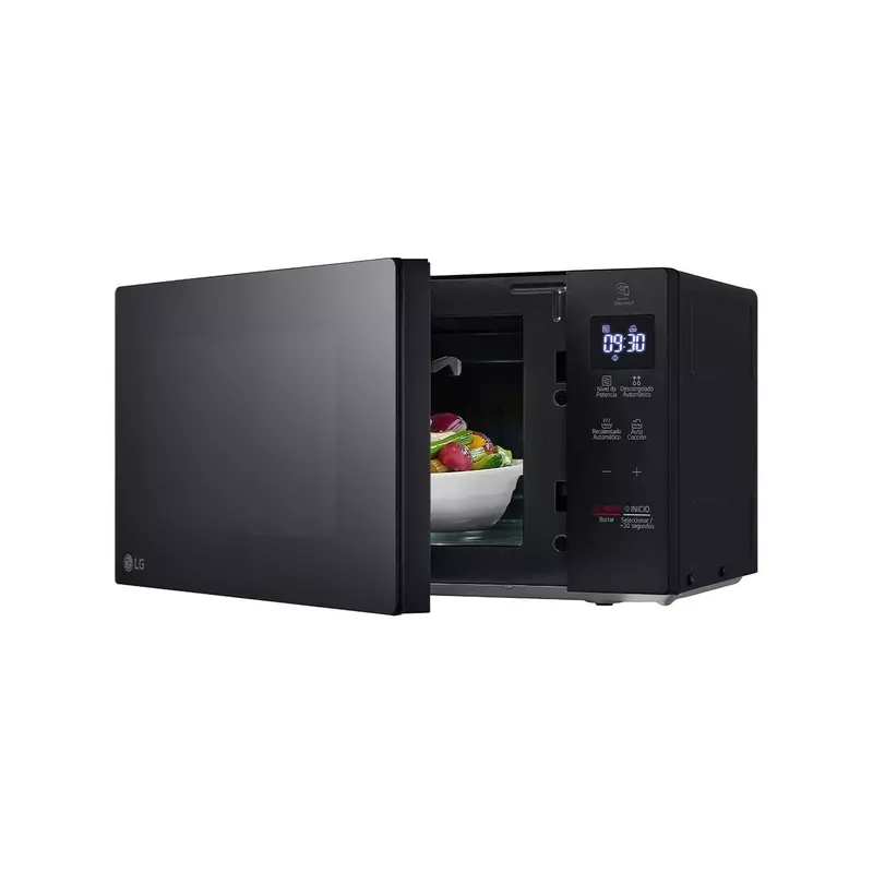 Lg Microwave 20L - 1350W, Neochef™, Easyclean™, Slim Design, Led Lamp, Black, Ms2032Gas. 6 Lg Microwave 20L - 1350W, Neochef™, Easyclean™, Slim Design, Led Lamp, Black, Ms2032Gas.