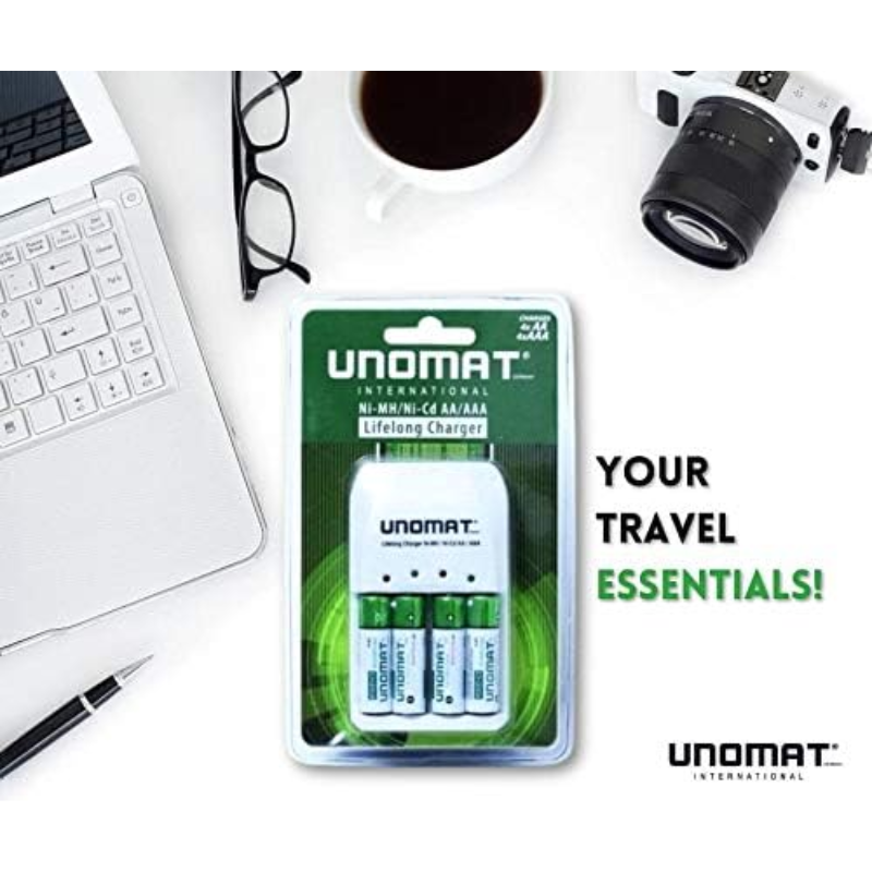 Unomat Aa Battery With Charger 2 Unomat Aa Battery With Charger