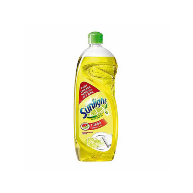 Sunlight Dish Washing Liquid Lemon 750ml Sparkling Clean, Eco-Friendly and Time-Saving 32018537 (Pack of 3Pcs)