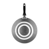 Orange Non-Stick Concave Tawa 27cm 3.2mm with Sturdy Handle ONSC049