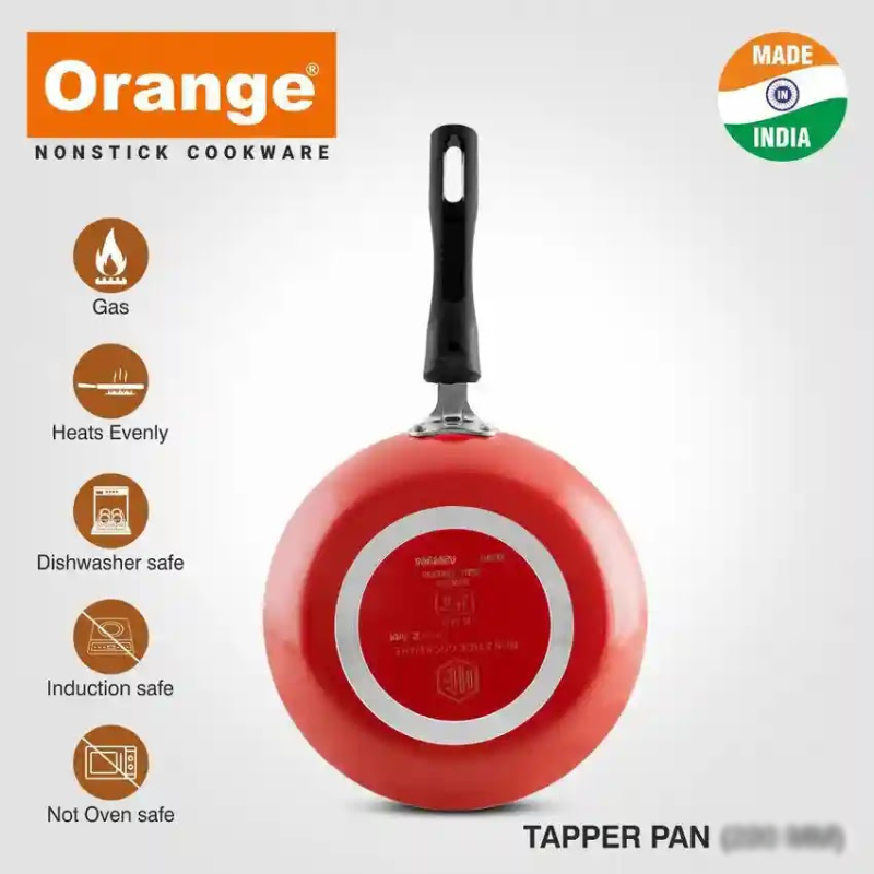 Orange Non-Stick Dosa Tawa 27.5Cm 2.6Mm Onsc002 4 Orange Non-Stick Dosa Tawa 27.5Cm 2.6Mm Onsc002