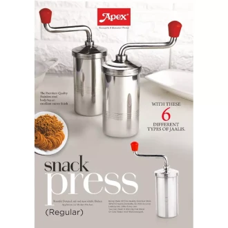 Apex Snack Press Regular, Size No 8 Tambi Machine Stainless Steel Body