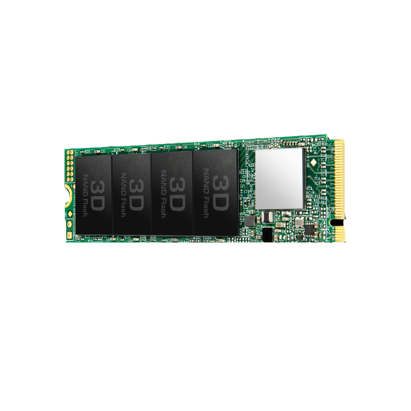 Transcend 500GB M.2 2280 Pcle Gen3X4 M-Key QLC DRAM Less TS500GMTE110Q