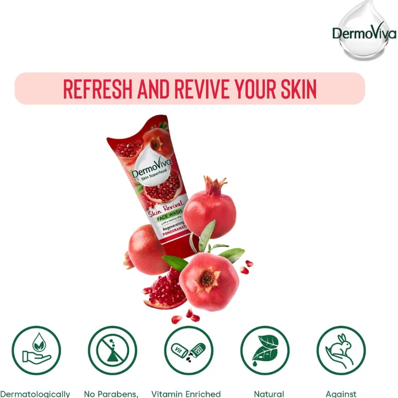 Dermoviva Face Wash Skin Revival Pomegranate 150Ml 5 Dermoviva Face Wash Skin Revival Pomegranate 150Ml