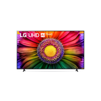 LG LED UHD LA 86" 4K Ultra HD Smart TV Frameless UR80 Series, Webos Smart Ai Thinq, Magic Remote, 3 Side Cinema, HDR 10, HLG, Ai Sound Pro (5.1.2ch), 2 Pole Stand 86UR80006LA