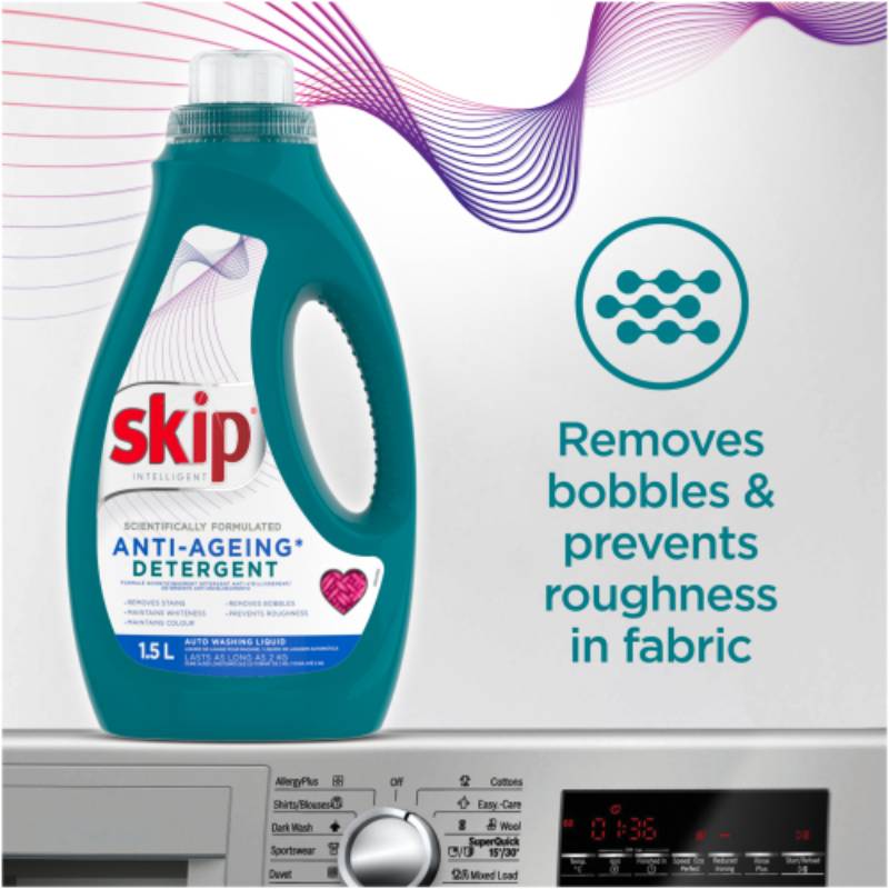 Skip Semi Concentrated Washing Liquid 1.5L Pack Of 3 Sscl01 4 Skip Semi Concentrated Washing Liquid 1.5L Pack Of 3 Sscl01