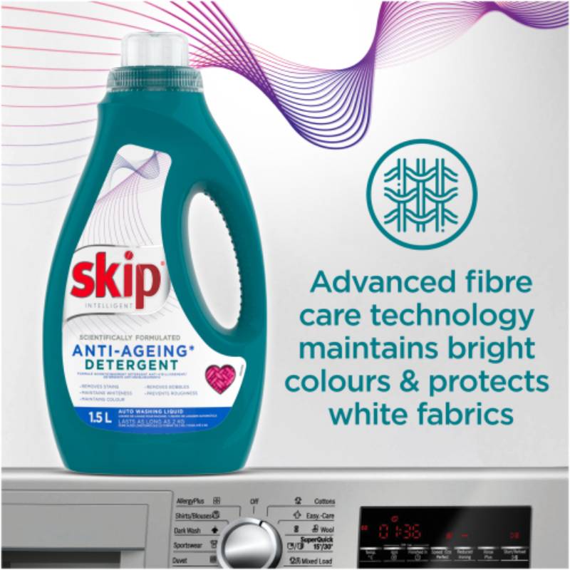 Skip Semi Concentrated Washing Liquid 1.5L Pack Of 3 Sscl01 5 Skip Semi Concentrated Washing Liquid 1.5L Pack Of 3 Sscl01