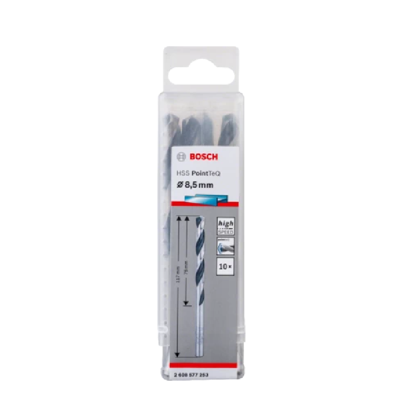 Bosch Twist Drill Pointteq HSS G 8.5mm 2608577253