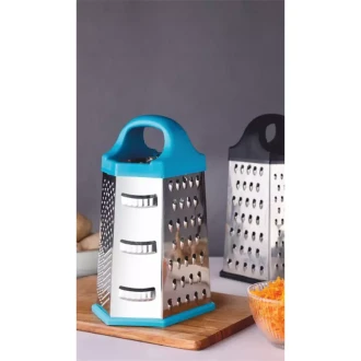 Supermom Hexa Slicer and Grater 7 in 1 Plastic Handle with Stainless Steel Body 573928
