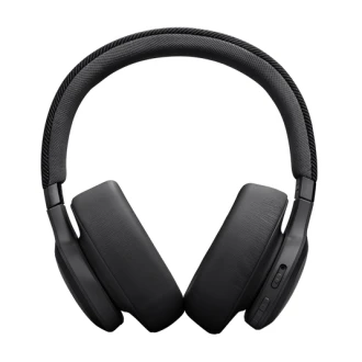 JBL Bluetooth Headphones Noise Cancelling Black, Handsfree Call, Multi-Point Connections, 27 hrs Battery Life, Detachable Audio cable LIVE 770NB BK