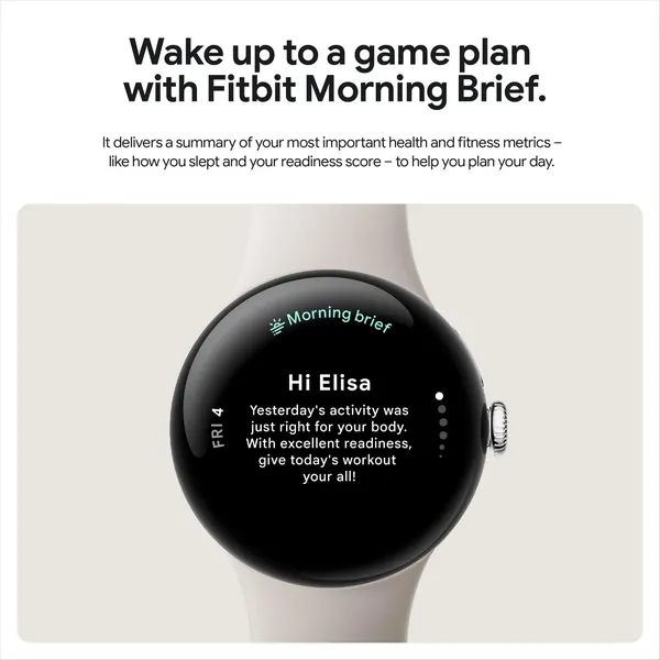 Google Pixel Watch 3 Wi-Fi 41Mm - Matte Black With Obsidian Active Band 11 Google Pixel Watch 3 Wi-Fi 41Mm - Matte Black With Obsidian Active Band