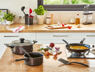 Tefal Easy Cook Frypan 20Cm And 26Cm Non Electric 2Pc B4229153 Aluminium Material With Heat Indicator Dishwasher Safe And Pfoa Safe 9 Tefal Easy Cook Frypan 20Cm And 26Cm Non Electric 2Pc B4229153 Aluminium Material With Heat Indicator Dishwasher Safe And Pfoa Safe