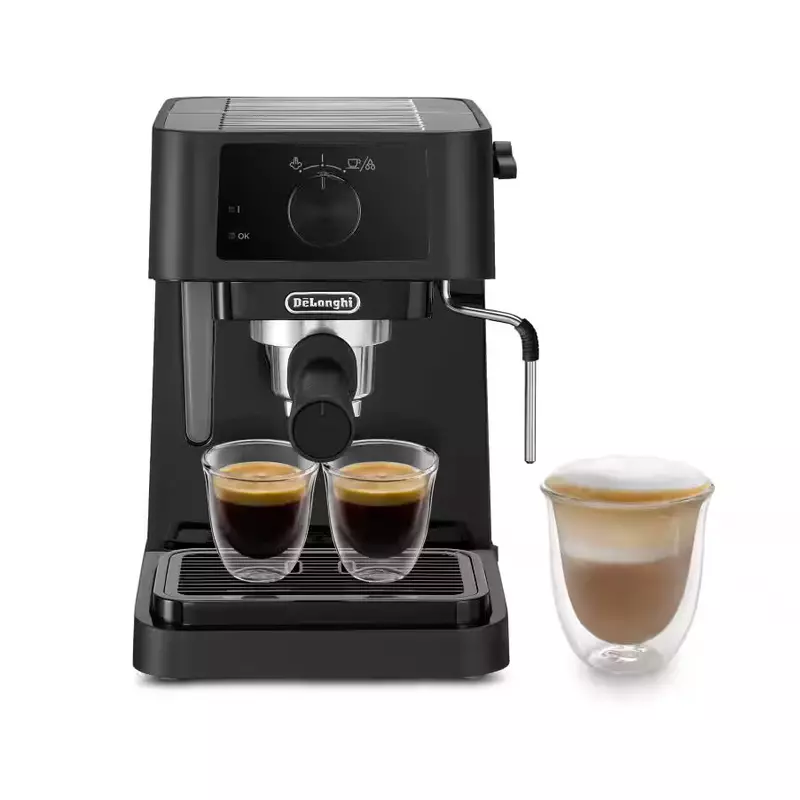De'Longhi Stilosa Manual Pump Espresso Coffee Machine Ec230.Bk 1 De'Longhi Stilosa Manual Pump Espresso Coffee Machine Ec230.Bk