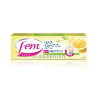 Dabur Fem Hair Removal Cream for All Types of Skin 120g Lemon - Set of 3 Pcs