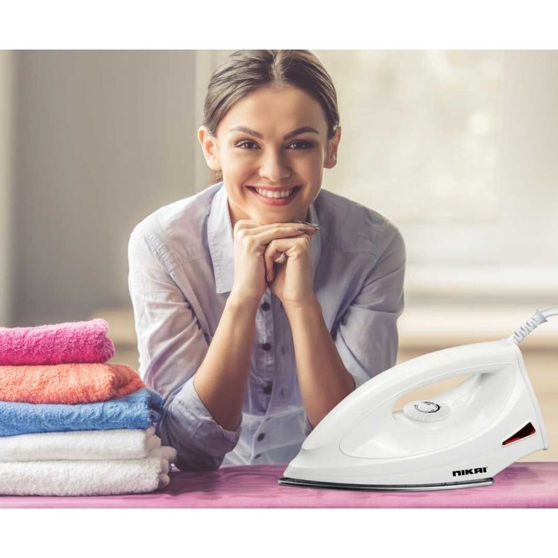 Nikai Dry Iron Ceramic Sole Plate 1200W Ndi725N 1.6M Power Cord Easy Regulator Temperature Control 6 Nikai Dry Iron Ceramic Sole Plate 1200W Ndi725N 1.6M Power Cord Easy Regulator Temperature Control