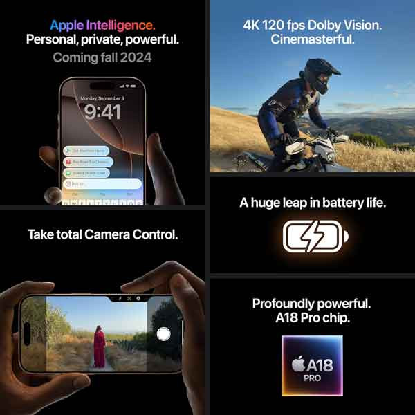 Apple Iphone 16 Pro 8/256Gb - Desert Titanium 6 Apple Iphone 16 Pro 8/256Gb - Desert Titanium