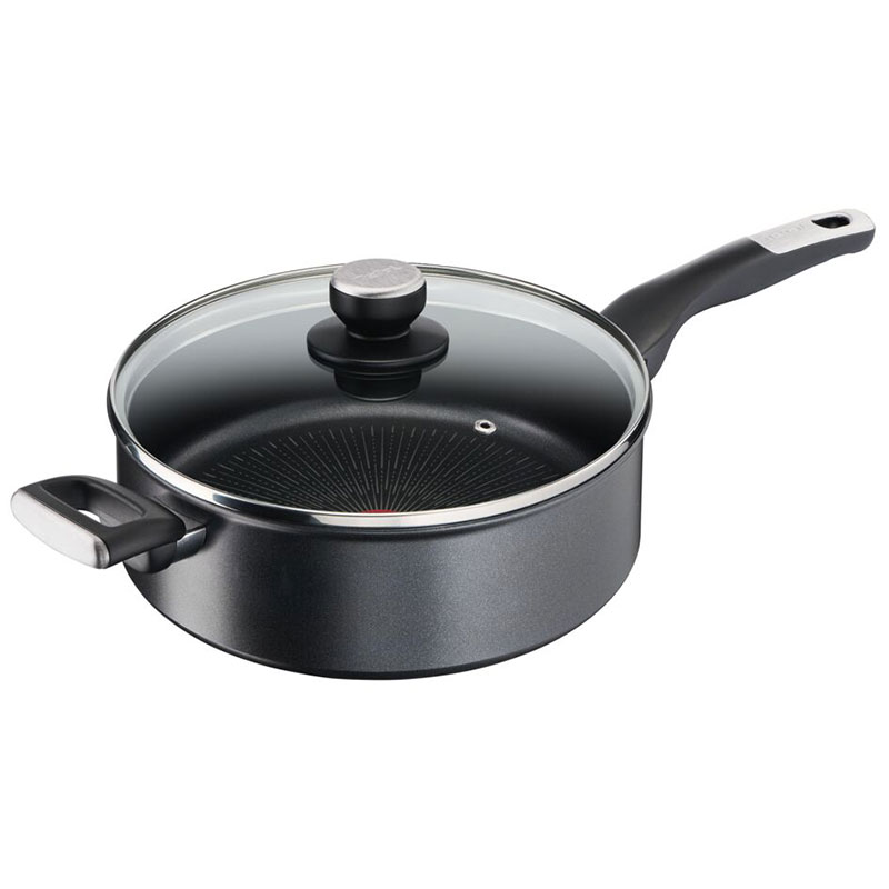 Tefal Unlimited Sautepan 26Cm Non Electric G2553302 Aluminium Material Heat Indicator Thermo Signal Titanium Coating Made In France 1 Tefal Unlimited Sautepan 26Cm Non Electric G2553302 Aluminium Material Heat Indicator Thermo Signal Titanium Coating Made In France