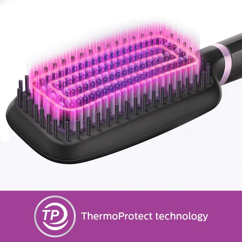 Philips Heated Straightening Brush Black Bhh880 3 Philips Heated Straightening Brush Black Bhh880