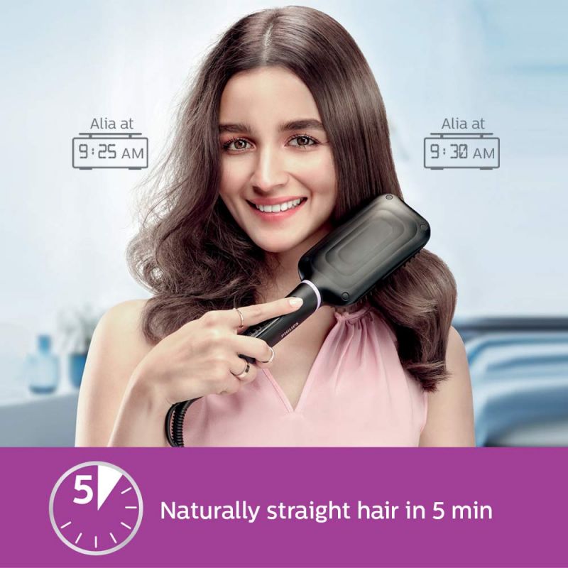 Philips Heated Straightening Brush Black Bhh880 6 Philips Heated Straightening Brush Black Bhh880