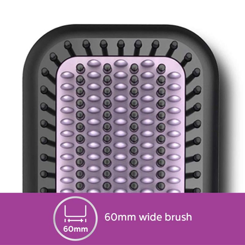 Philips Heated Straightening Brush Black Bhh880 4 Philips Heated Straightening Brush Black Bhh880