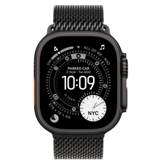 Apple Watch Ultra 3 49mm Black Titanium Case GPS + Cellular Milanese Loop
