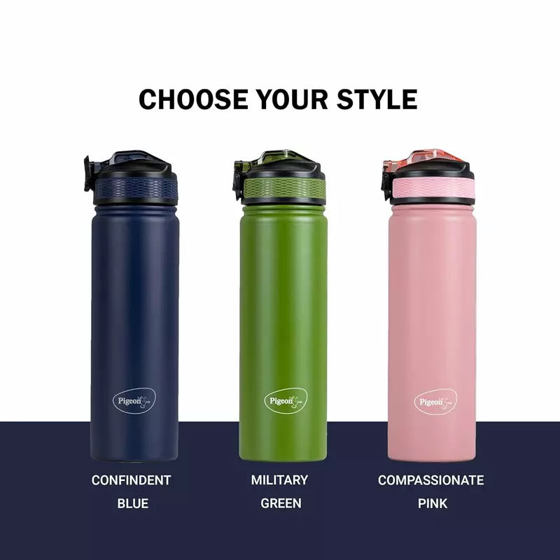 Pigeon Rush Thermos Flask 750Ml Blue – Stainless Steel Sipper With Straw, Cleaner &Amp; Extra Cap Sap 16259 7 Pigeon Rush Thermos Flask 750Ml Blue – Stainless Steel Sipper With Straw, Cleaner &Amp; Extra Cap Sap 16259