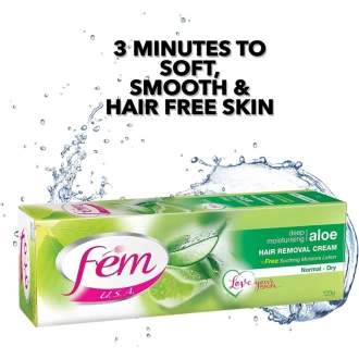 Dabur Fem Hair Removal Cream 120g Aloevera - Set of 3 Pcs