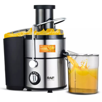 RAF Food Processor 4in1 400W 1.5L Multifunctional Plastic Jar Juicer, Blender, Chopper, Grinder with Full Copper Motor, Low Noise, Smooth Operation R.2806