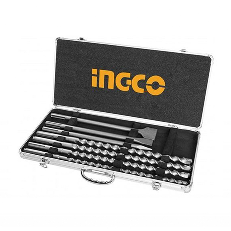 Ingco Sds Max Hammer Drill Bit And Chisel Set Pack Of 7 Akd5075 1 Ingco Sds Max Hammer Drill Bit And Chisel Set Pack Of 7 Akd5075