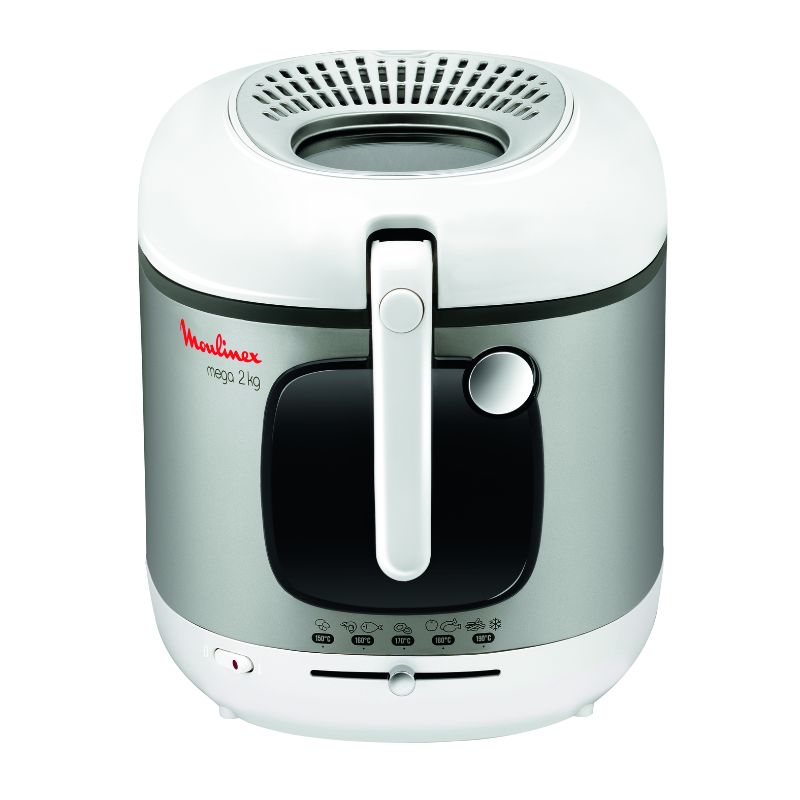 Moulinex Electric Deep Fryer 2Kg - Grey Am480027 1 Moulinex Electric Deep Fryer 2Kg - Grey Am480027